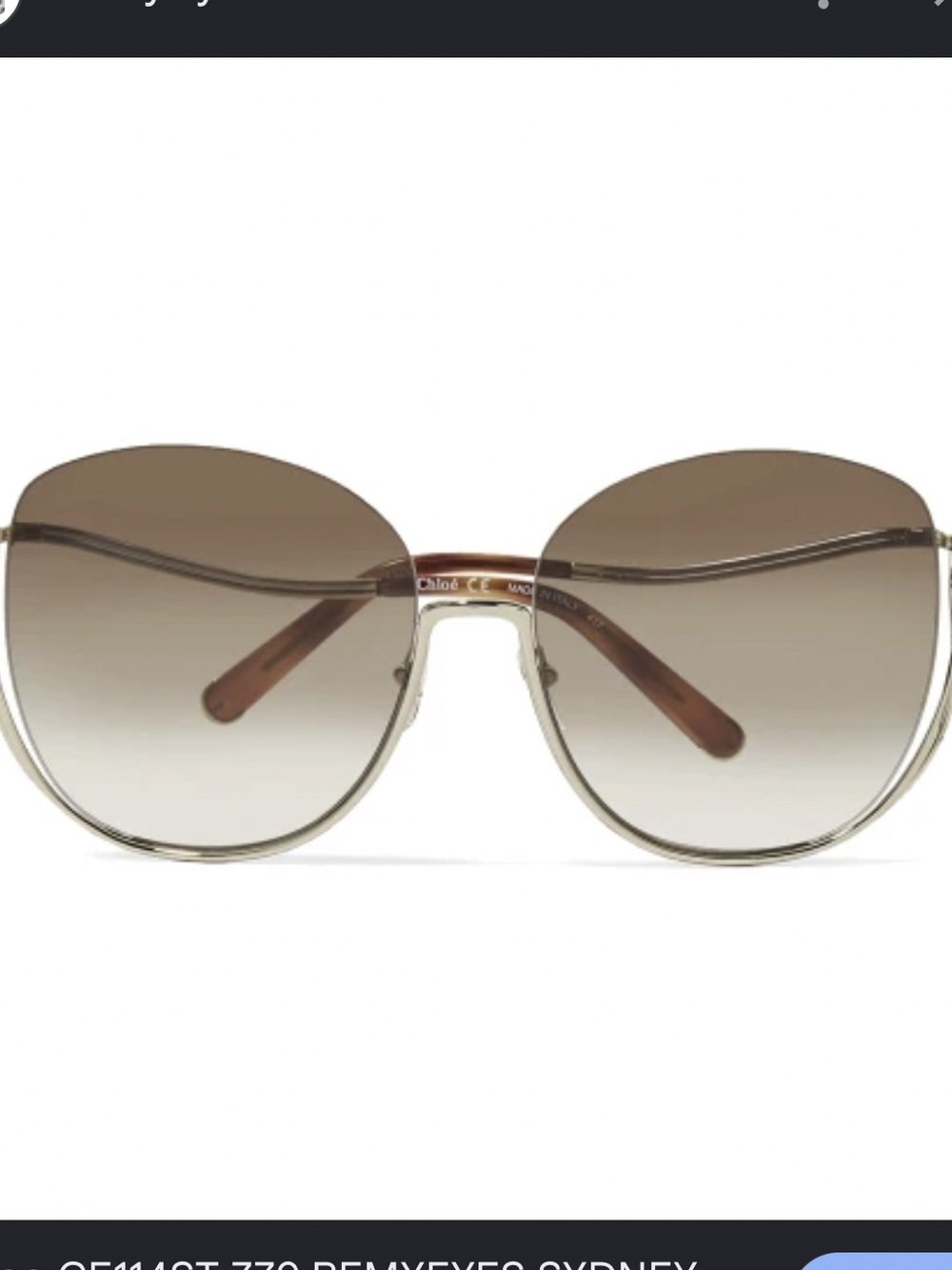 Chloe oversized sunglasses